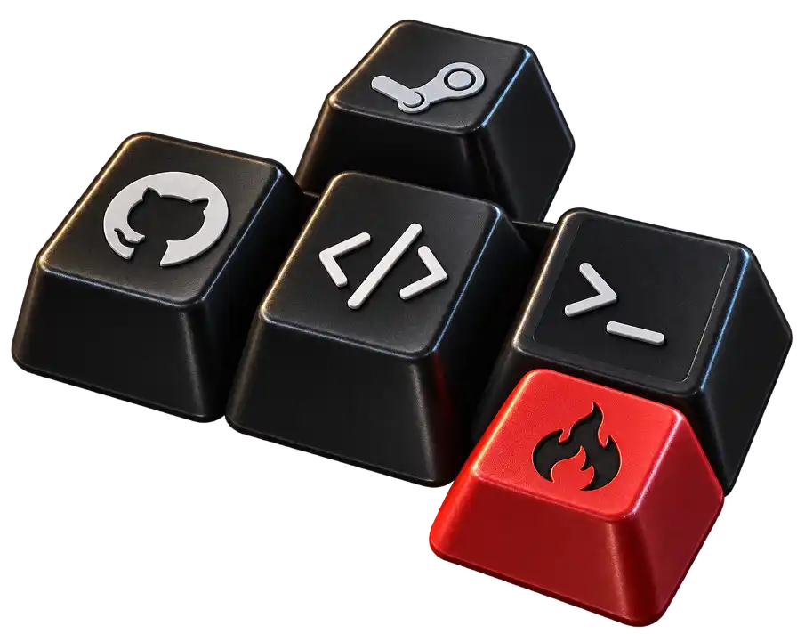 a set of keycaps